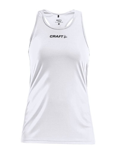 Craft Sport-Tank Racerback Singlet Rush ärmellos weiss Damen